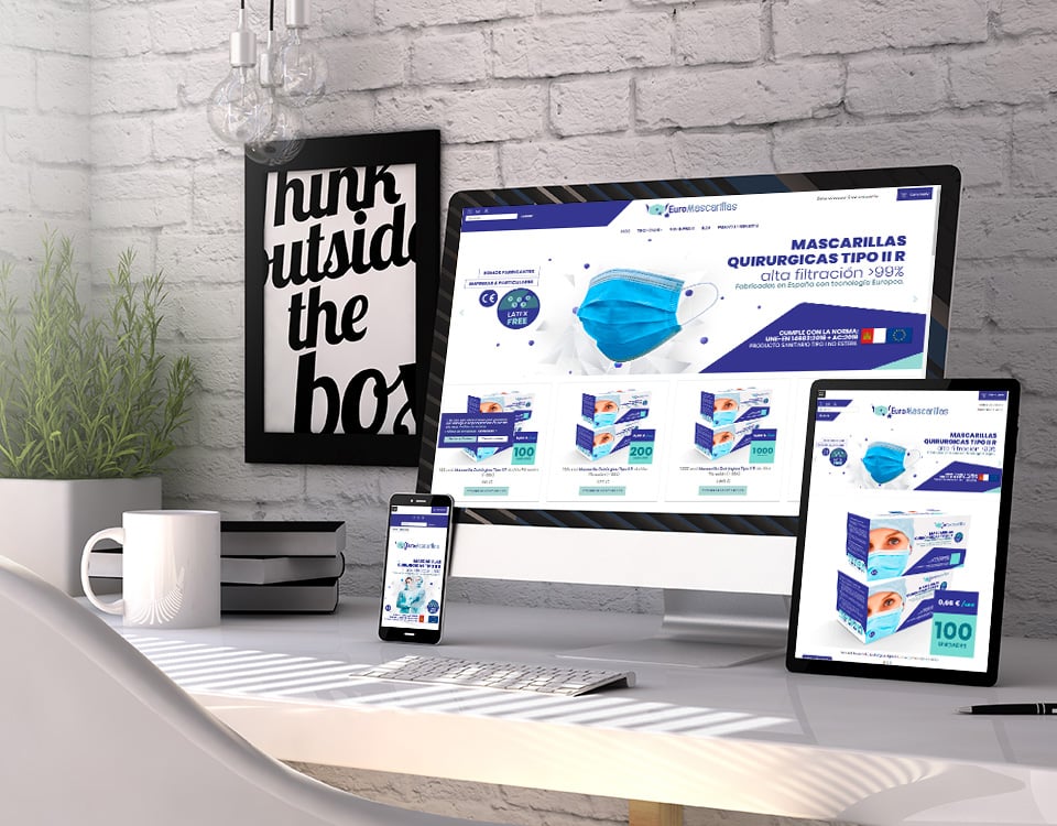 Terminamos una nueva Tienda Online, y tambi&eacute;n es de mascarillas.