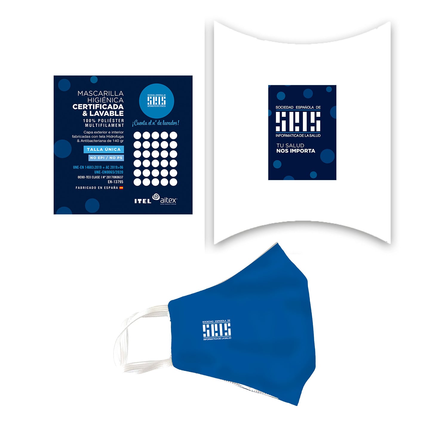 Mascarillas Personalizadas Homologadas para regalos de empresa