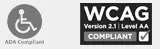 Web adaptada a ADA Compilance y WCAG 2.1